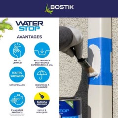 Membrane d'étanchéité - BOSTIK - Waterstop - Réparation fuites - P