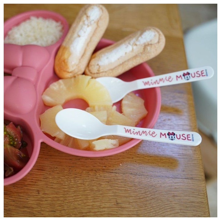 SET 2 CUILLERES AVEC BOITIER DE TRANSPORT MINNIE COLLECTOR