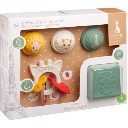 Coffret d'éveil - SOPHIE LA GIRAFE - Sensoriel - Cube textures - Anne