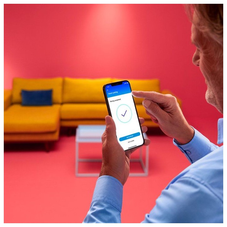 Guirlande lumineuse - WIZ - 20 m - 160 ampoules - Lumiere blanche et colorée - Wifi