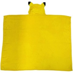 Plaid a capuche 3D - POKEMON - Pikachu - 120 x 150 cm - Ultra doux - D