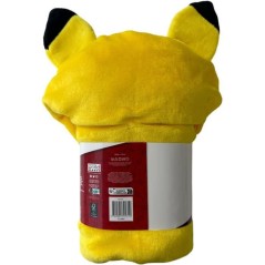 Plaid a capuche 3D - POKEMON - Pikachu - 120 x 150 cm - Ultra doux - D
