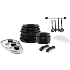 Batterie de cuisine induction - Arthur Martin - AM558 - Aluminium - 20