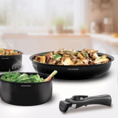 Batterie de cuisine induction - Arthur Martin - AM558 - Aluminium - 20