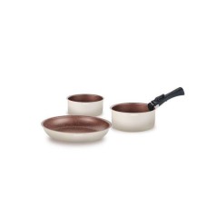 Batterie de cuisine Arthur Martin Batterie 18 pieces creme AM1453 CREM