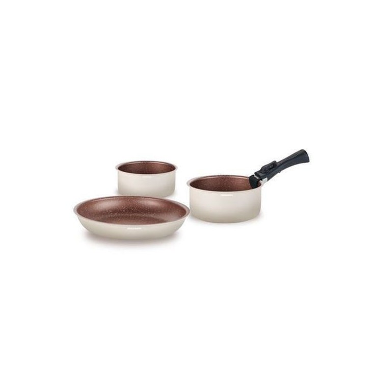 Batterie de cuisine Arthur Martin Batterie 18 pieces creme AM1453 CREME Batterie de cuisine Arthur Martin Batterie 18 pieces creme AM1453 CREME