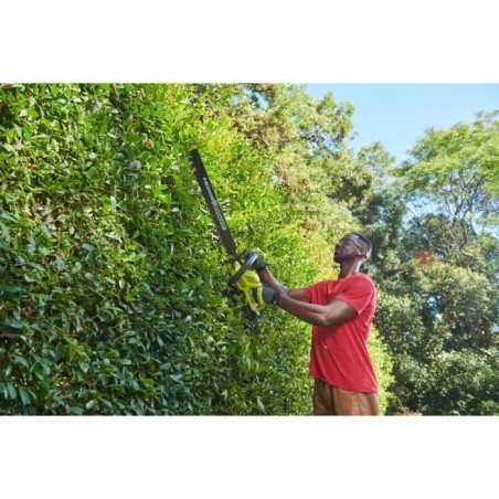 Taille-haies - RYOBI - 36 V - Lames 60 cm - Ecartement 26 mm - Fonction scie - 1 batterie lithium+ 36V 2,0 Ah et 1 chargeur 1,7