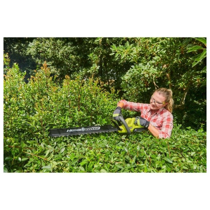 Taille-haies - RYOBI - 36 V - Lames 60 cm - Ecartement 26 mm - Fonction scie - 1 batterie lithium+ 36V 2,0 Ah et 1 chargeur 1,7