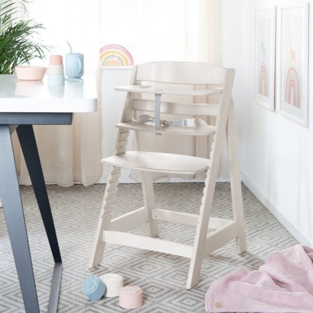 Chaise haute évolutive - ROBA - SIT UP FLEX - Des 6 mois jusqu'a 70 kg - Grege délavé