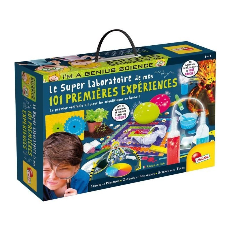 Kit Scientifique - LISCIANI GIOCHI - I'M A GENIUS - 101 Expériences - Kit Scientifique - LISCIANI GIOCHI - I'M A GENIUS - 101 Expériences -