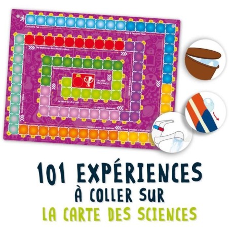 Kit Scientifique - LISCIANI GIOCHI - I'M A GENIUS - 101 Expériences - Matériel Inclus - Manuel Illustré
