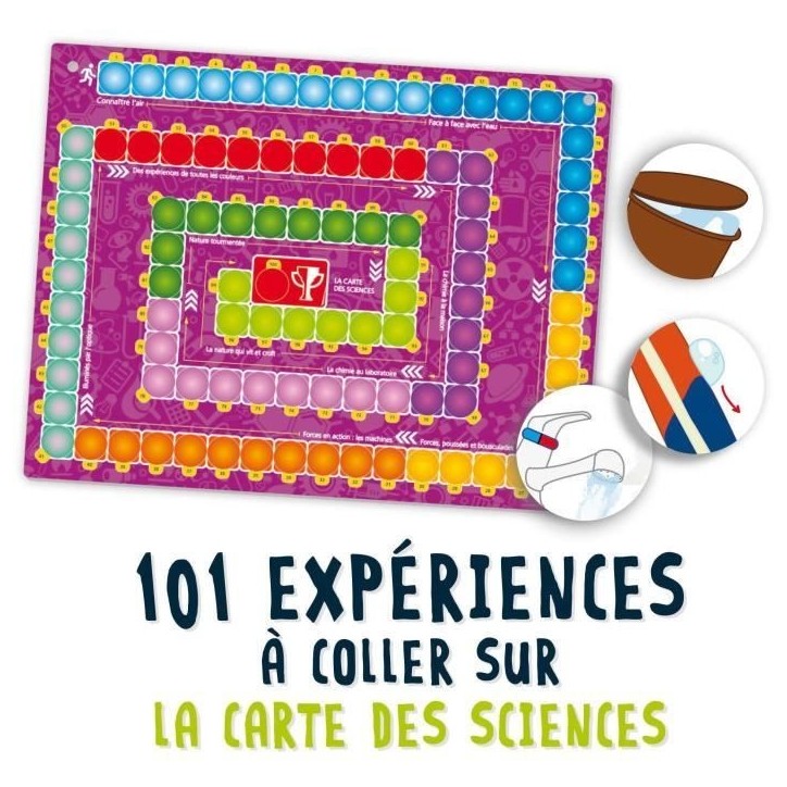 Kit Scientifique - LISCIANI GIOCHI - I'M A GENIUS - 101 Expériences - Matériel Inclus - Manuel Illustré Kit Scientifique - LISCIANI GIOCHI - I'M A GENIUS - 101 Expériences - Matériel Inclus - Manuel Illustré