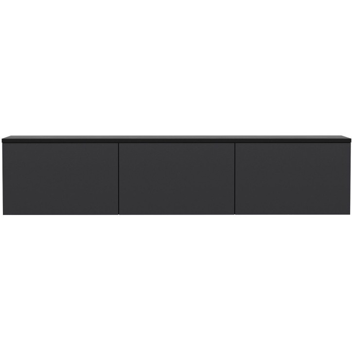 Meuble TV - NEON - Anthracite - 160 x 35 x 32 cm