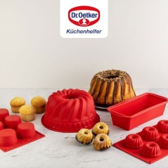 Ensemble de 2 moules a muffins 6 empreintes - DR oeTKER - Flexxibel Lo