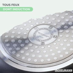 Set de 2 poeles - FACKELMANN - Brandao - Antiadhésives céramique - 2