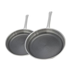Set de 2 poeles a induction - ELO - Relief Solutions - Inox 18/10 ELOD