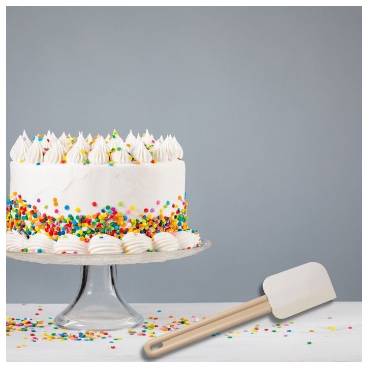 Ensemble de 2 Maryses de pâtisserie et de cuisine - FACKELMANN - Manche en résine - 32 cm