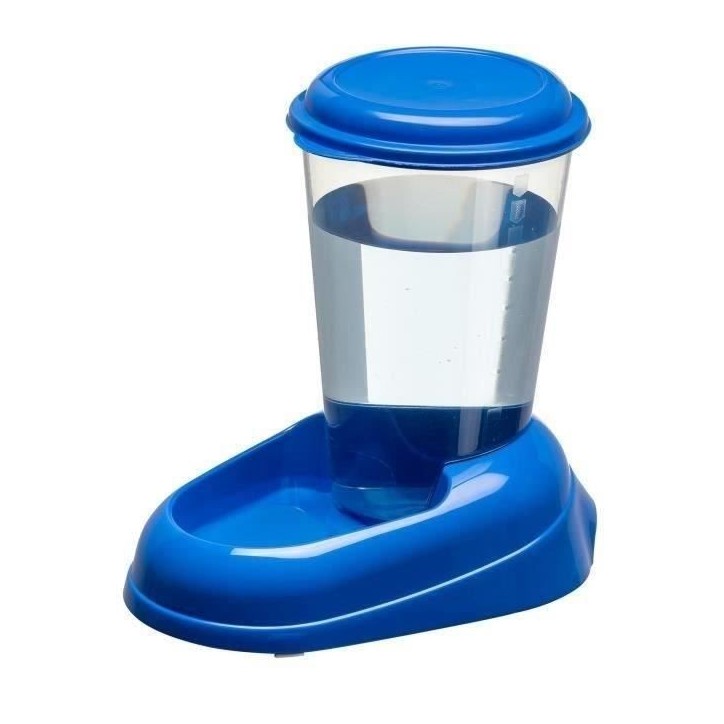 Distributeur d'eau pour chat et chien NADIR - Plastique - 3L - Antidérapant - FERPLAST - coloris aléatoire Distributeur d'eau pour chat et chien NADIR - Plastique - 3L - Antidérapant - FERPLAST - coloris aléatoire