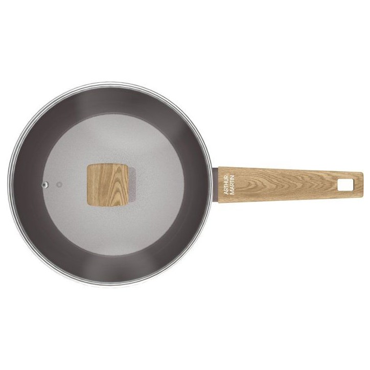 Sauteuse - Tous feux dont induction - ARTHUR MARTIN - AM9910 - Revetement céramique - Ø 28 cm - Couvercle et panier inox - Tau Sauteuse - Tous feux dont induction - ARTHUR MARTIN - AM9910 - Revetement céramique - Ø 28 cm - Couvercle et panier inox - Tau