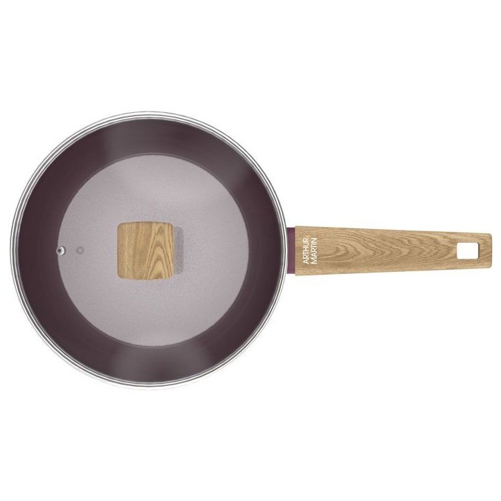 Sauteuse - Tous feux dont induction - ARTHUR MARTIN - AM3056 - Revetement céramique - Ø 24 cm - Couvercle et panier inox - Pru Sauteuse - Tous feux dont induction - ARTHUR MARTIN - AM3056 - Revetement céramique - Ø 24 cm - Couvercle et panier inox - Pru