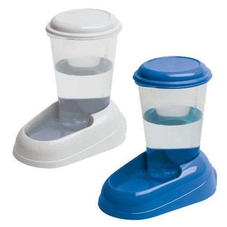 Distributeur d'eau pour chat et chien NADIR - Plastique - 3L - Antidérapant - FERPLAST - coloris aléatoire Distributeur d'eau pour chat et chien NADIR - Plastique - 3L - Antidérapant - FERPLAST - coloris aléatoire
