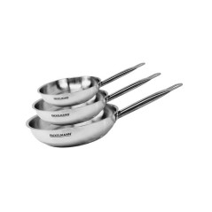 Set de 3 poeles a induction - 20 24 et 28 cm - FACKELMANN Eterna - Aci