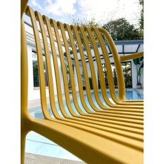 Lot de 2 fauteuils de jardin - CITY GARDEN - Tiago-FT - Empilable - Mo