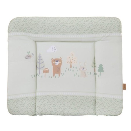 Matelas a langer - ROBA - WOODLAND BUDDIES - 85 x 75 cm - Bords réhau