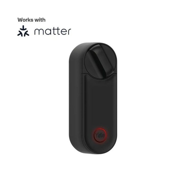 Serrure connectée - YALE - Linus L2 - Batterie rechargeable - Wi-Fi - Contrôle d'acces - Finition noire mate Serrure connectée - YALE - Linus L2 - Batterie rechargeable - Wi-Fi - Contrôle d'acces - Finition noire mate