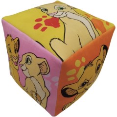 Coussin premium Cube Le Roi Lion, Dimension 25 x 25 x 25 cm, Disney