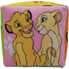 Coussin premium Cube Le Roi Lion, Dimension 25 x 25 x 25 cm, Disney