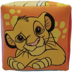 Coussin premium Cube Le Roi Lion, Dimension 25 x 25 x 25 cm, Disney