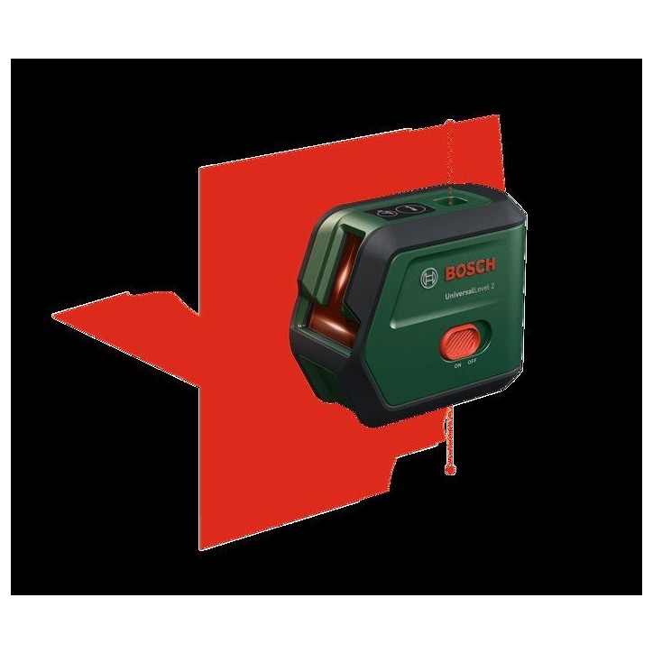 Laser lignes BOSCH - UniversalLevel - Avec housse de transport et 2 piles 1,5 V AA Laser lignes BOSCH - UniversalLevel - Avec housse de transport et 2 piles 1,5 V AA