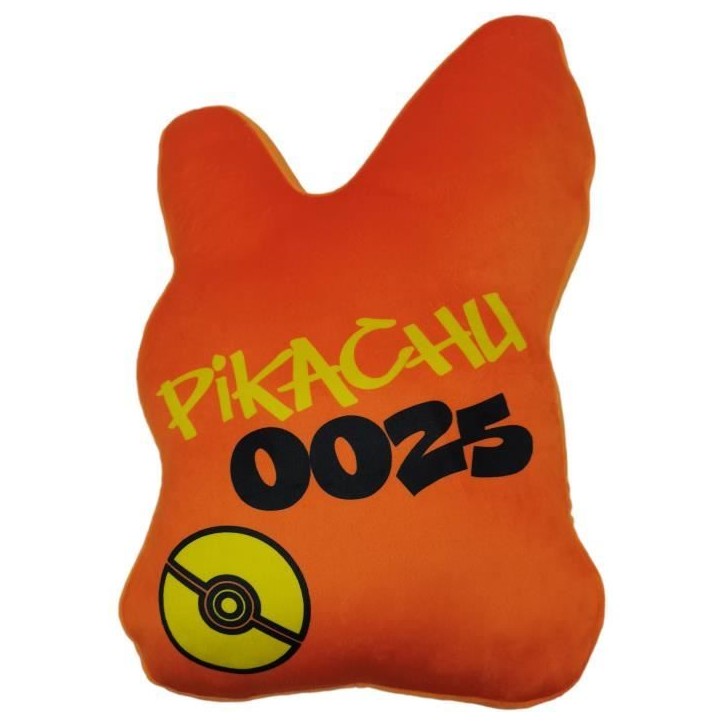 Coussin premium 3D en Velboa - POKEMON - Pikachu - 40 cm Coussin premium 3D en Velboa - POKEMON - Pikachu - 40 cm