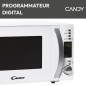 Micro-ondes Candy Timeless CMXW20DW 700W 20L Digital Blanc - Fonction Décongélation - 5 Niveaux de Puissance - 10 Menus Auto Micro-ondes Candy Timeless CMXW20DW 700W 20L Digital Blanc - Fonction Décongélation - 5 Niveaux de Puissance - 10 Menus Auto