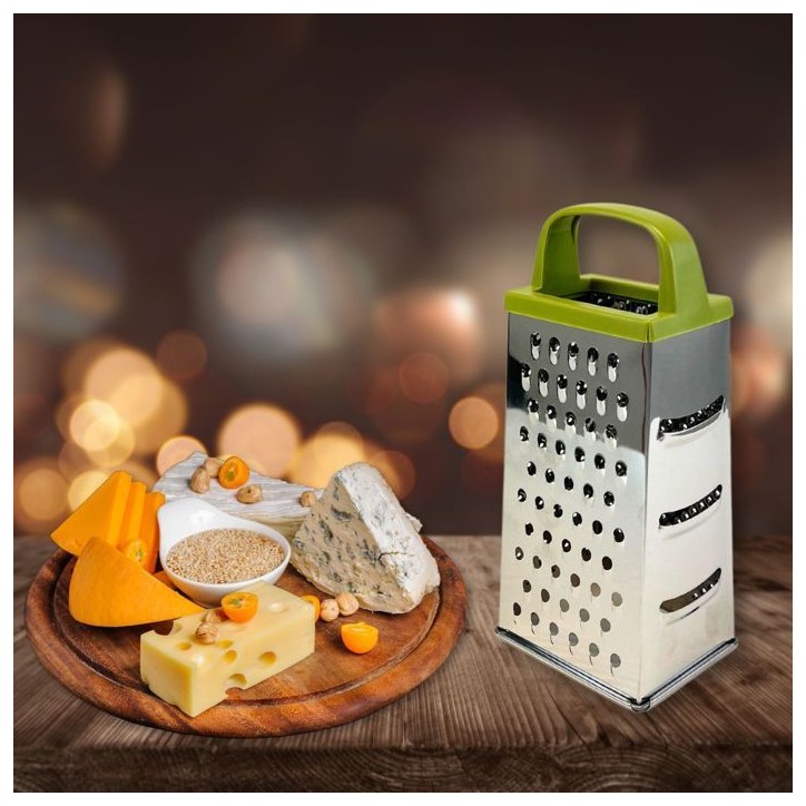 Ensemble de 2 Râpes a fromages et a légumes 4 faces - FACKELMANN - Gamme Zéro Ensemble de 2 Râpes a fromages et a légumes 4 faces - FACKELMANN - Gamme Zéro