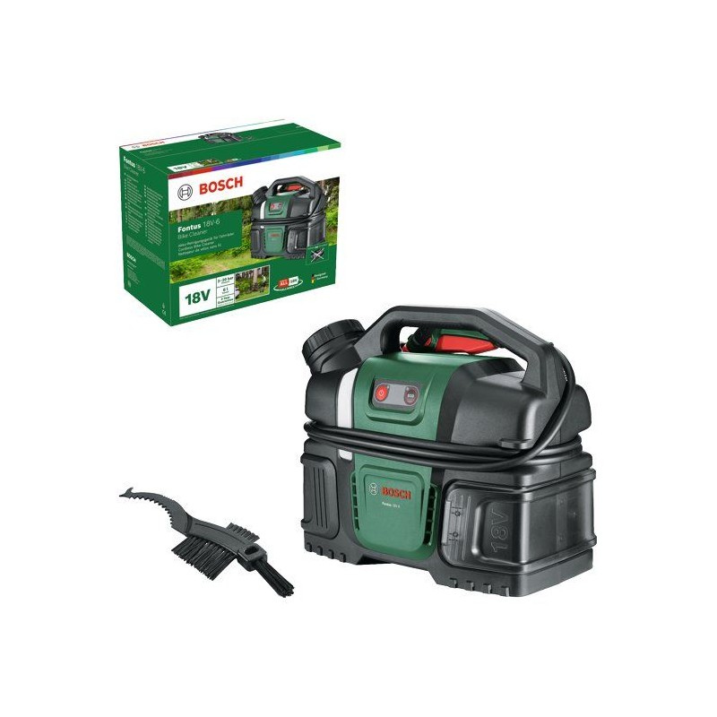 Nettoyeur pression (de vélo) sans fil BOSCH - Fontus 18V-6 Bike Clean