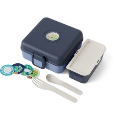 Boite a Sandwich Enfant - MONBENTO - Couverts inclus - Sans BPA - Snac