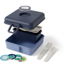 Boite a Sandwich Enfant - MONBENTO - Couverts inclus - Sans BPA - Snac