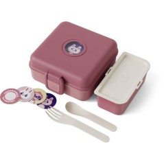 Boite a Sandwich Enfant - MONBENTO - Couverts inclus - Sans BPA - Snac