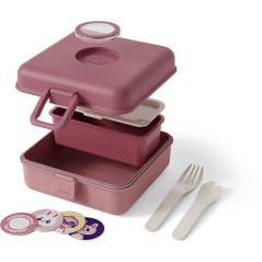 Boite a Sandwich Enfant - MONBENTO - Couverts inclus - Sans BPA - Snac