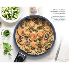 Batterie de cuisine - Tous feux dont induction - ARTHUR MARTIN - AM889