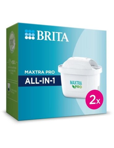 BRITA Pack de 2 cartouches filtrantes MAXTRA PRO All-in-1 - Nouveau MAXTRA +, Plus 