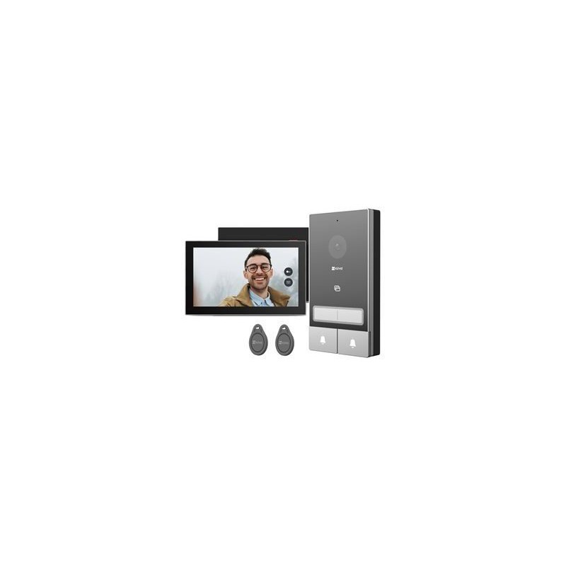 Visiophone - EZVIZ - HP7 - 2 FAMILY KIT - Platine de rue double bouton