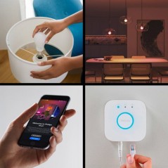 Kit de démarrage - Philips Hue - 1 Bridge - 2 ampoules A60 - Lumiere