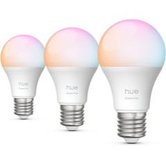 Pack de 3 ampoules - Philips Hue - Essential - E27 - A60 - Lumiere bla