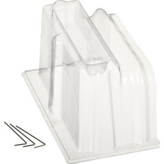 Embout fermeture pour tunnel de forçage modulaire - NATURE - 22 x 21,
