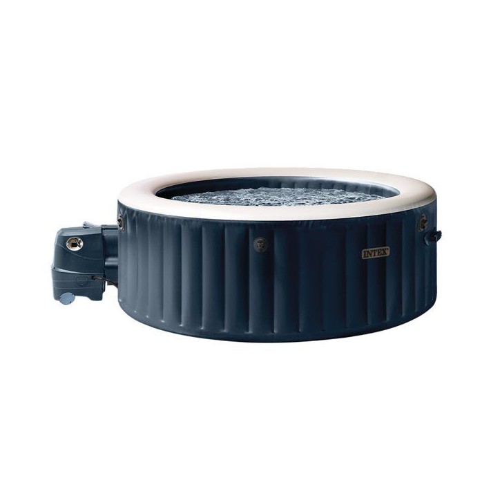 Spa gonflable INTEX - Blue Navy - 196 x 196 x 71 cm - 4 places - Carré - 28430NP