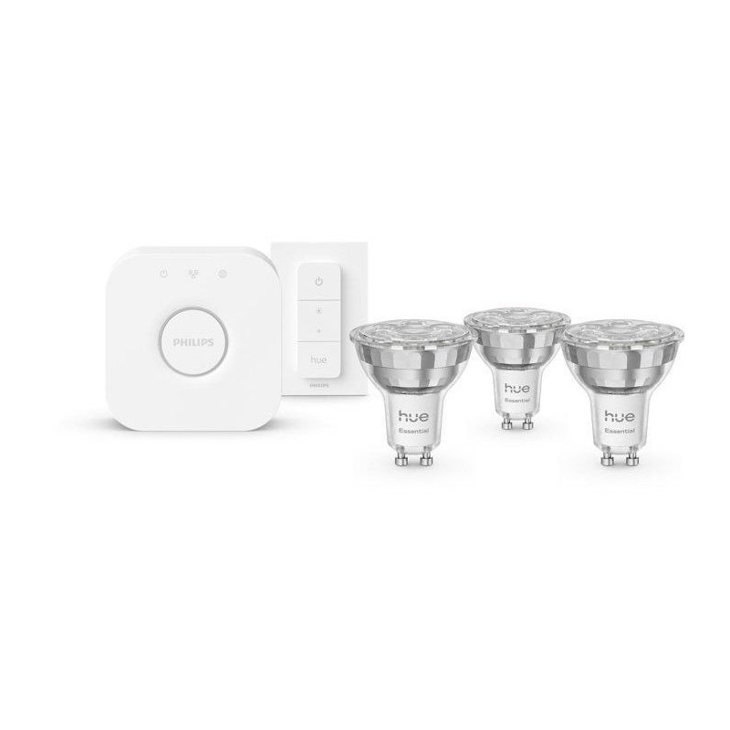 Kit de démarrage - PHILIPS HUE - Lumiere blanche et colorée ambiance