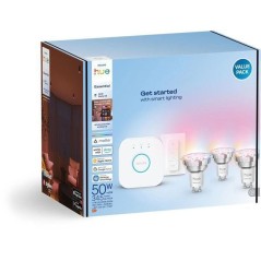 Kit de démarrage - PHILIPS HUE - Lumiere blanche et colorée ambiance